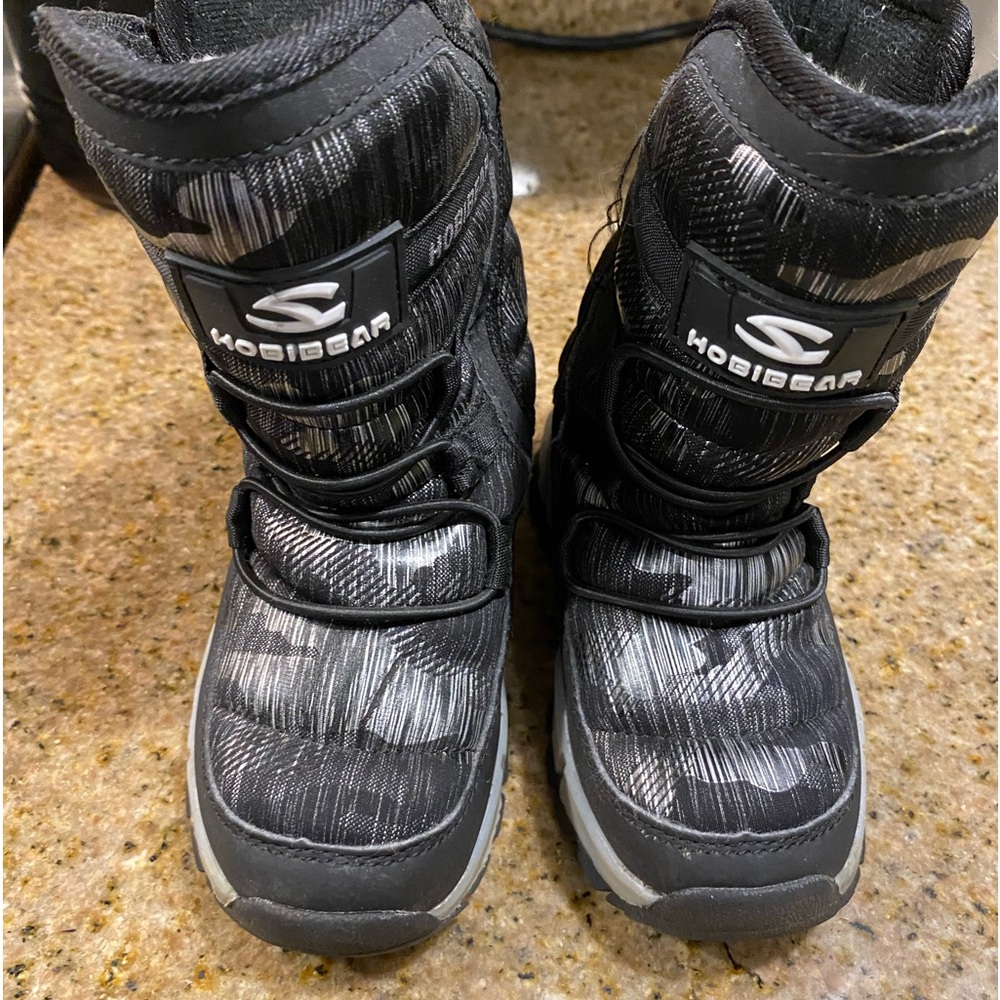 Boys Black Snow/winter Boots